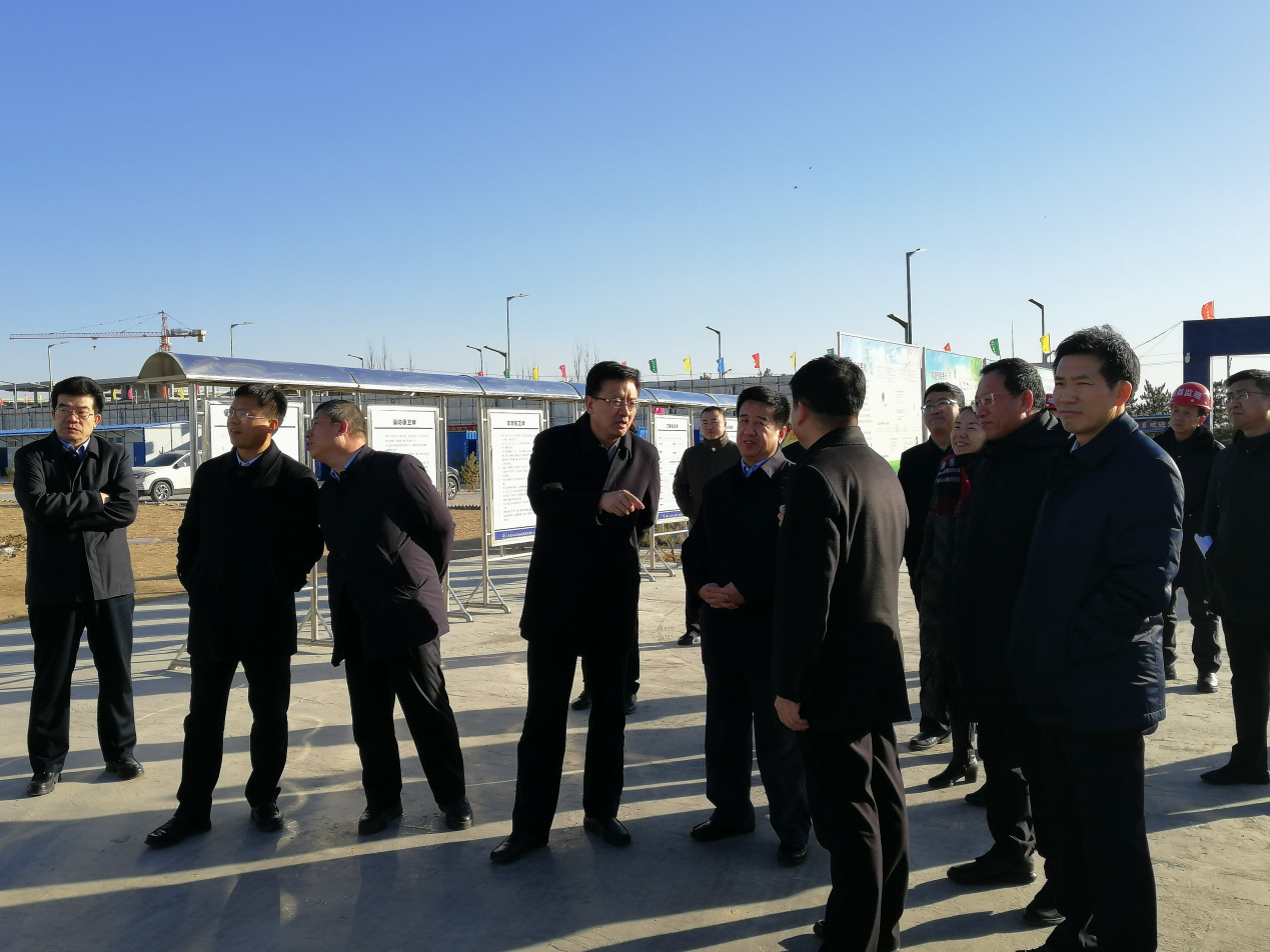 山西省副省长贺天才莅同调研一行视察大同煤研所建设